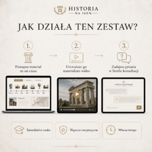 ZESTAW HISTORIA NA 100% - OŚ CZASU, STREFA WIDEO, POWTÓRKI LIVE